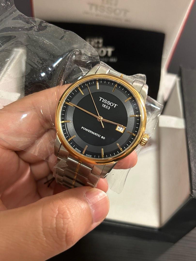 Tissot luxury hotsell powermatic 80 black