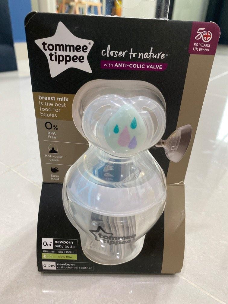 Tommee Tippee bottles + pacifier, Babies & Kids, Nursing & Feeding