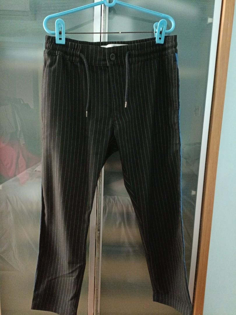 Topman striped trousers on sale