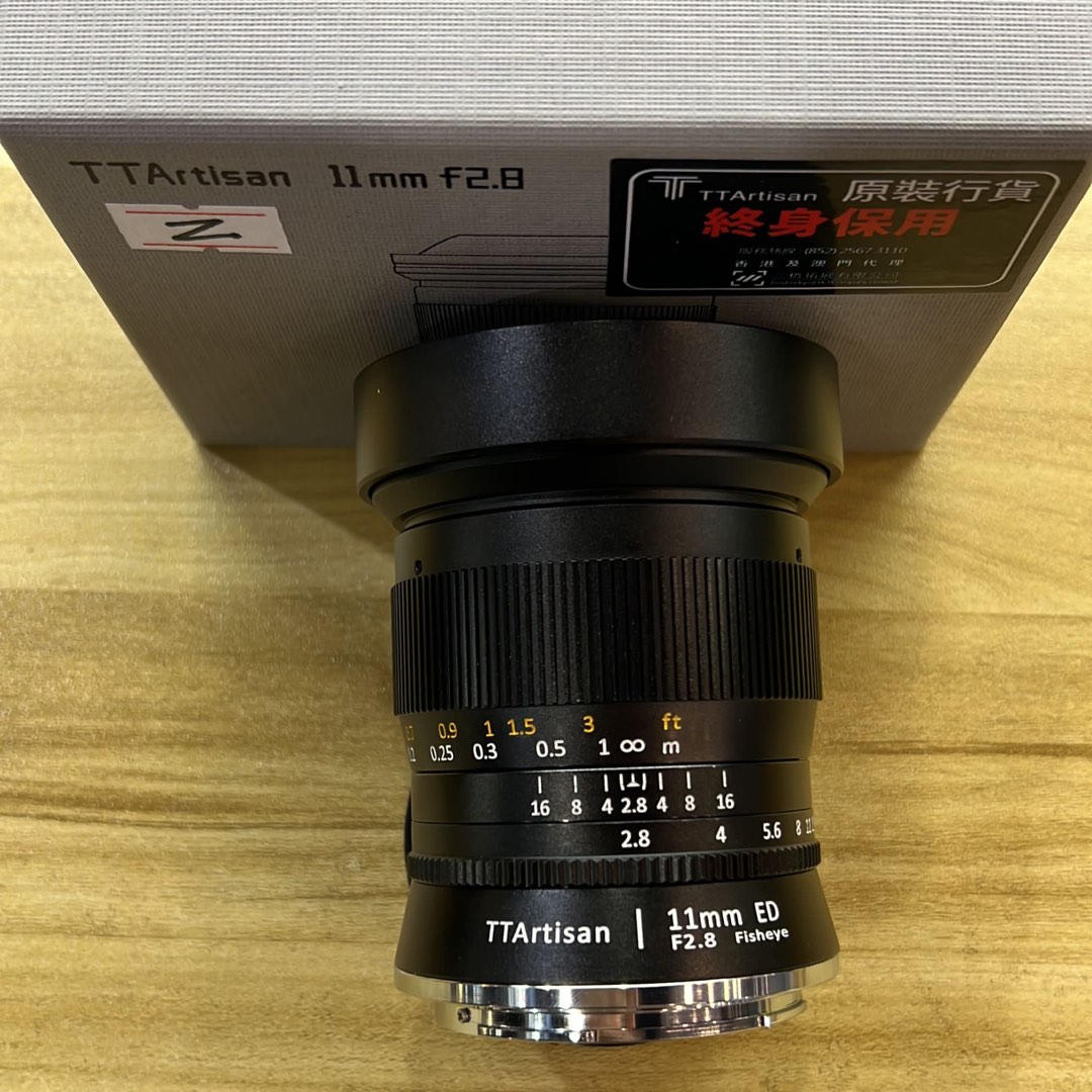 TTartisan 11mm f2.8 fisheye for Z mount 11 2.8, 攝影器材, 鏡頭及