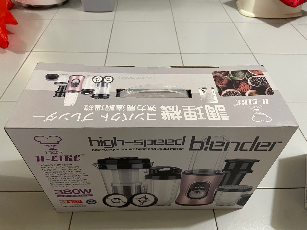 Ulike highspeed blender, TV & Home Appliances, Kitchen Appliances