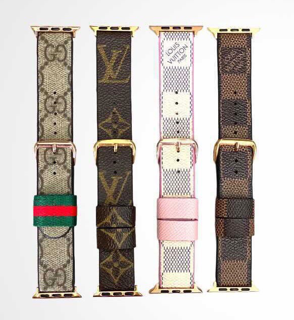 Upcycled louis vuitton gucci apple watch strap, Women's Fashion, Watches &  Accessories, Watches on Carousell