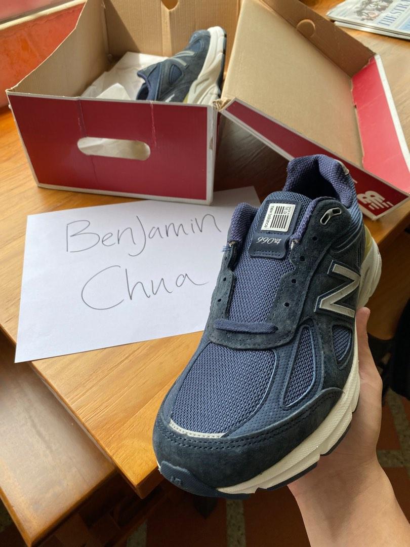 New balance 990v4 kith navy sales