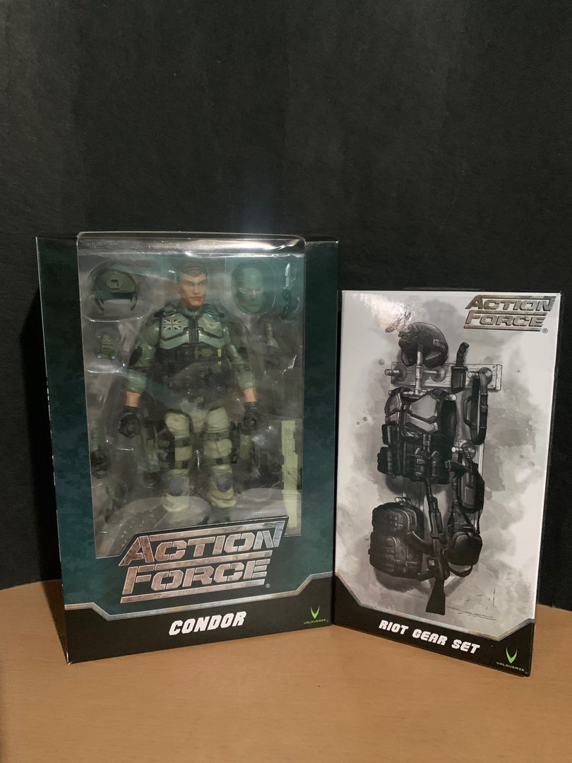 Valaverse Action Force Condor and Riot Gear Set, Hobbies & Toys, Toys ...