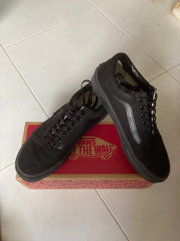 Vans Old Skool Full Black, Men's Fashion, Footwear, Sneakers on Carousell