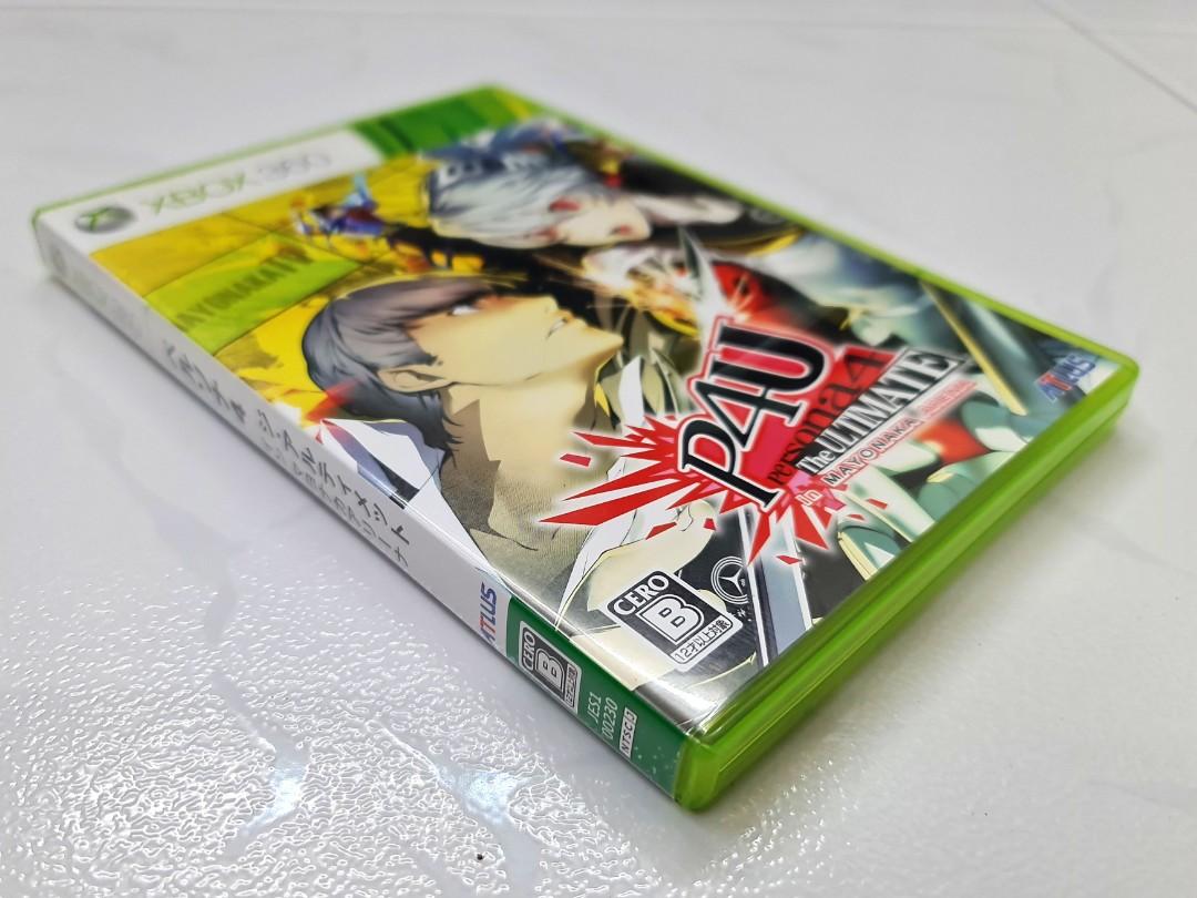 Jeu Xbox 360 Persona 4 The Ultimate - Version NTSC-J Japon Complète En Très Bon état