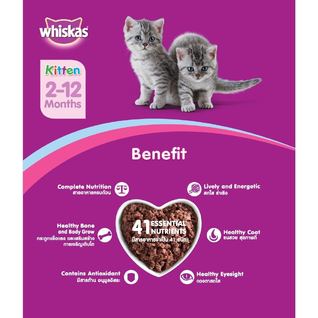 Whiskas Pouch Multipack Cat Food Junior Tuna & Mackerel Cat Wet Food