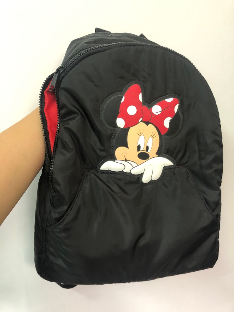 Zara x Minnie Mouse bag pack with removable hat, Babies & Kids, Babies
