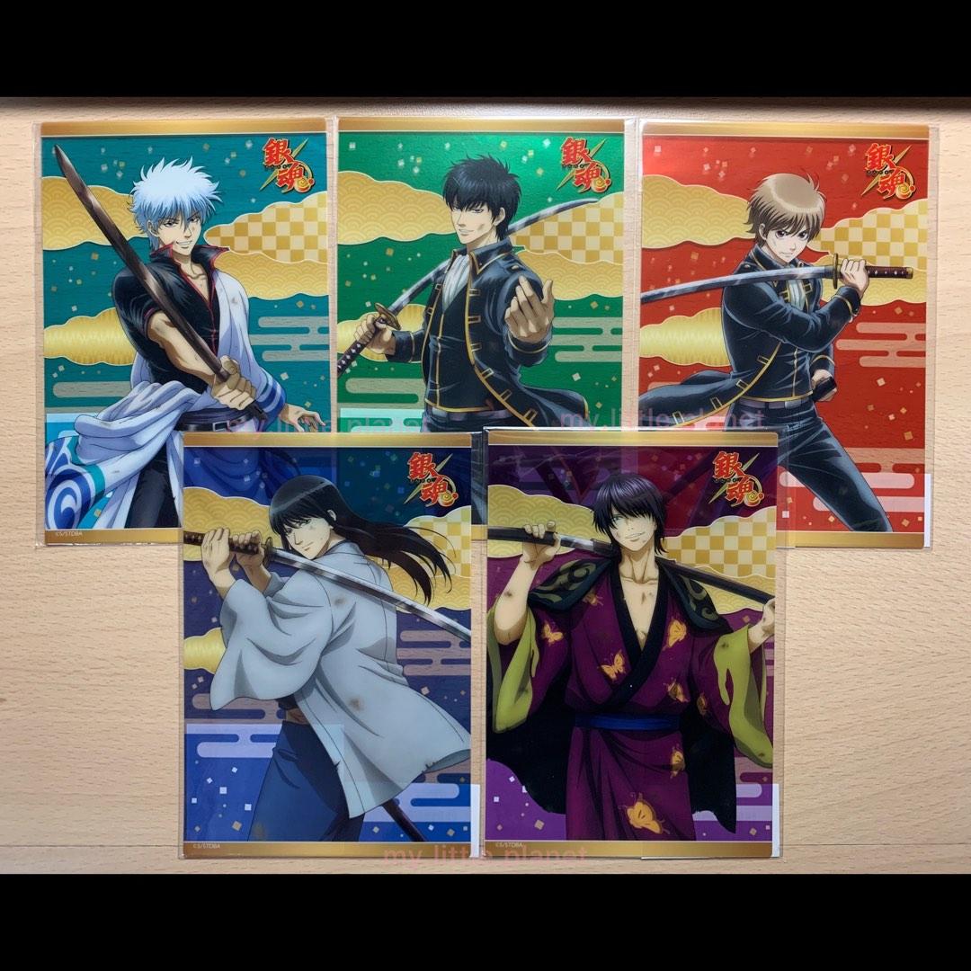 0一套全新現貨日本正版 銀魂x Namco Parks Online Kuji 半透膠卡 銀時土方沖田桂高杉 興趣及遊戲 收藏品及紀念品 日本明星 Carousell