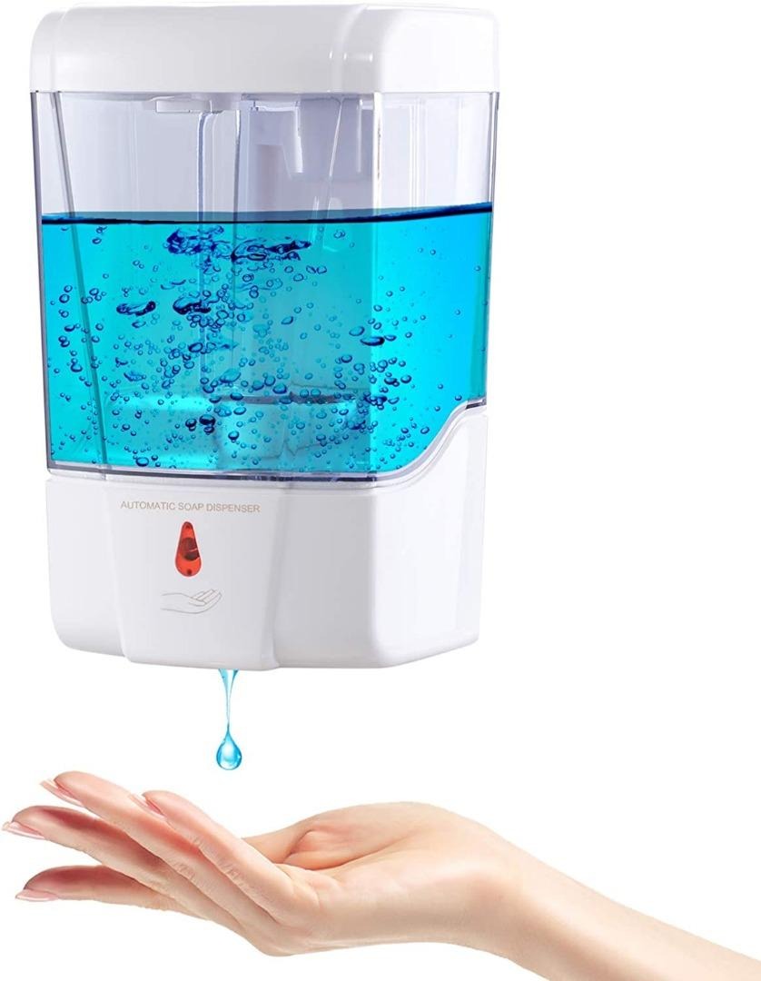 [2367] Plussen Automatic Soap Dispenser Wall Mounted, Touchless Hand