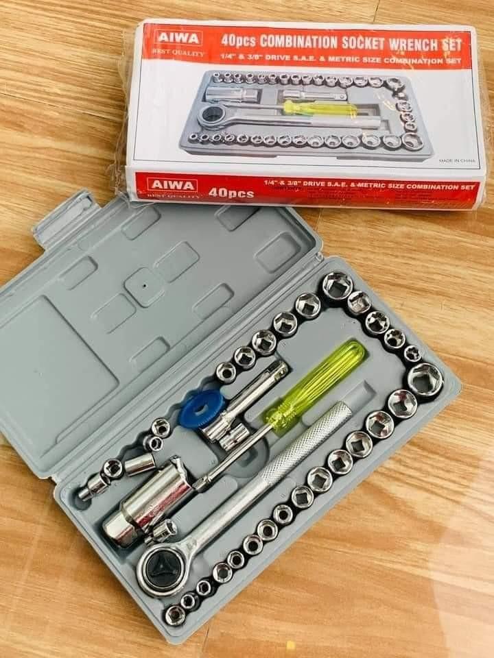 40 PCS COMBINATION SOCKET WRENCH SET (Category: Construction Tools & Equipment) located in Manila. Submitted by imeldacsantiago (Listing ID 1193853648, Image 2). Description: 40 PCS COMBINATION SOCKET WRENCH SET CODE SEAN07242026 PRICE 270 CUT OFF OF ORDERS 11AM (SAME DAY DELIVERY WITHIN MANILA AREA) VIA GRAB, LALAMOVE MOP: COD (MANILA AREA, CAVITE,BULACAN NEXT DAY DELIVERY ) GCASH (MANILA, CAVITE, BULACAN AREA, SAME DAY DELIVERY) BDO REMITTANCE 