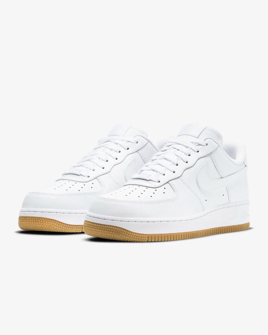 Nike air force shop 1 tan sole