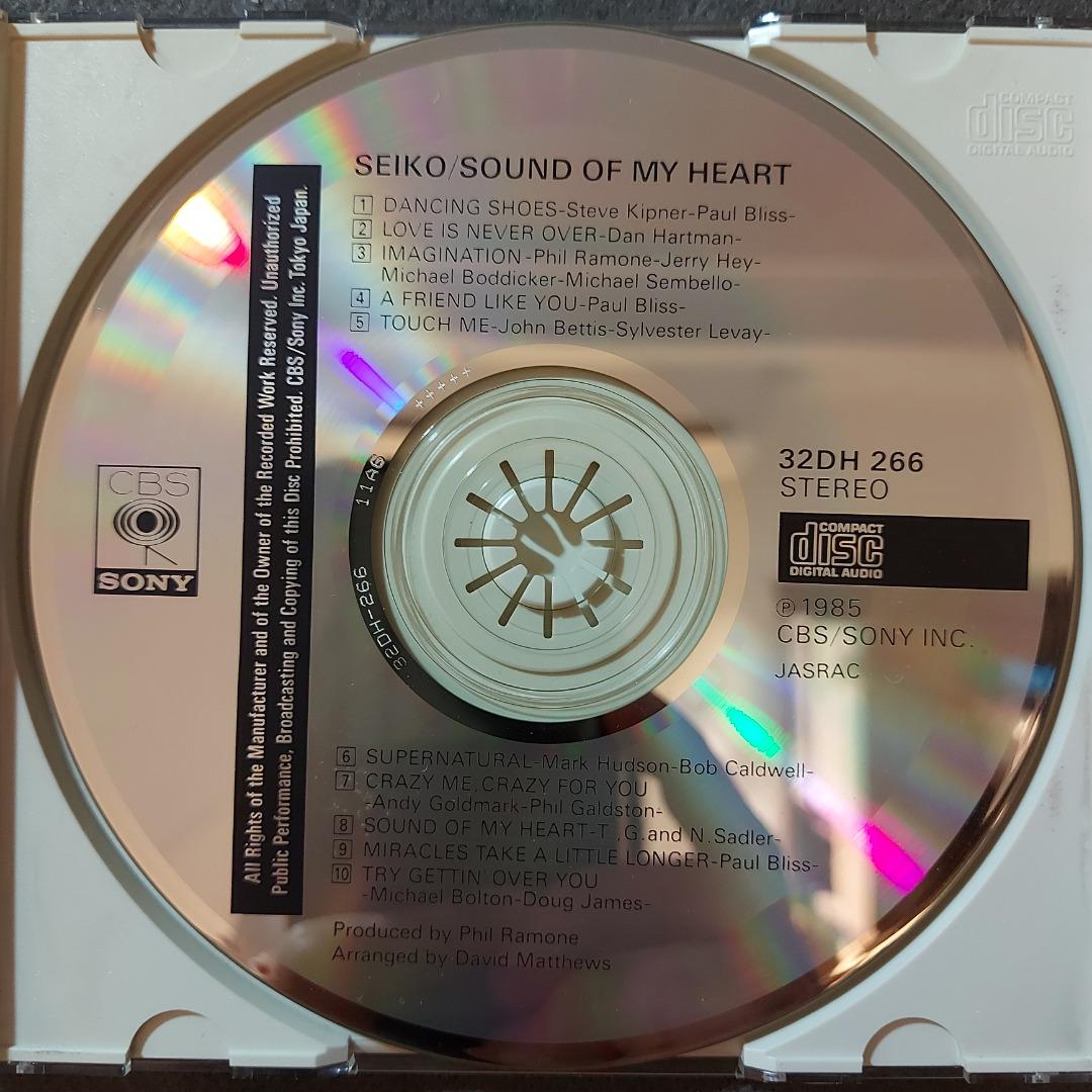 松田聖子seiko matsuda - SOUND of MY HEART CD (85年日本11A6 五