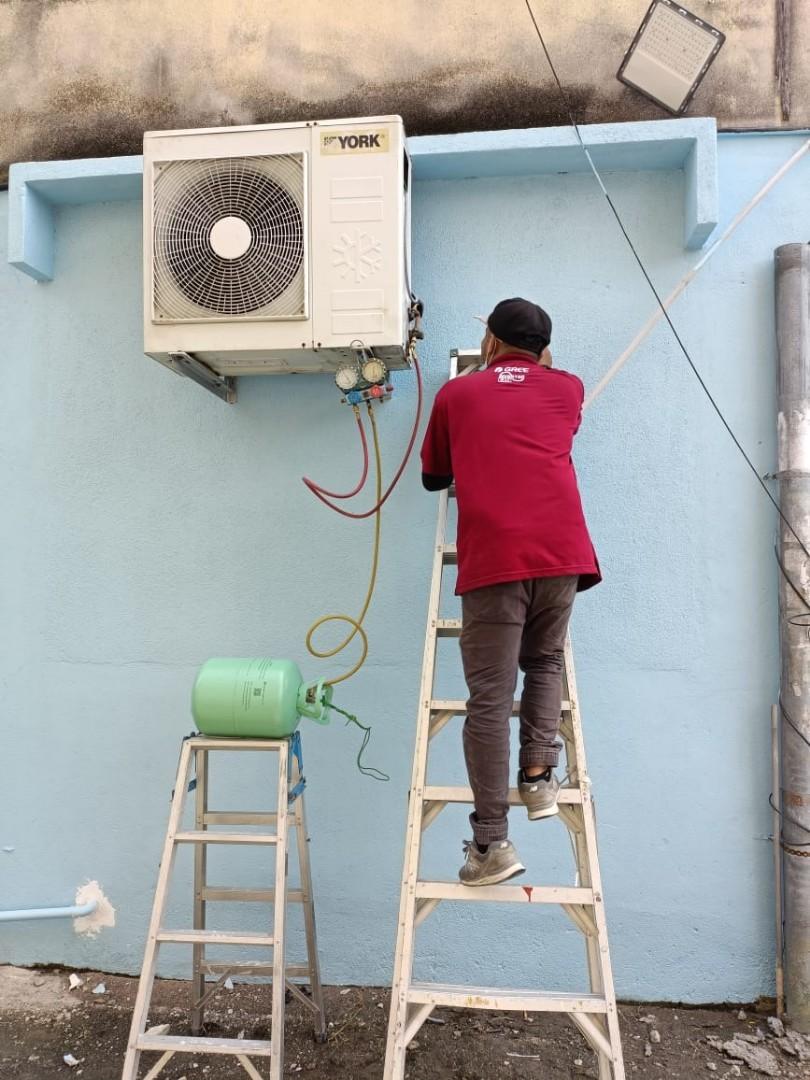 Aircond Electrical Wiring Hacking conceal service repair installation aircond *One Stop Solution