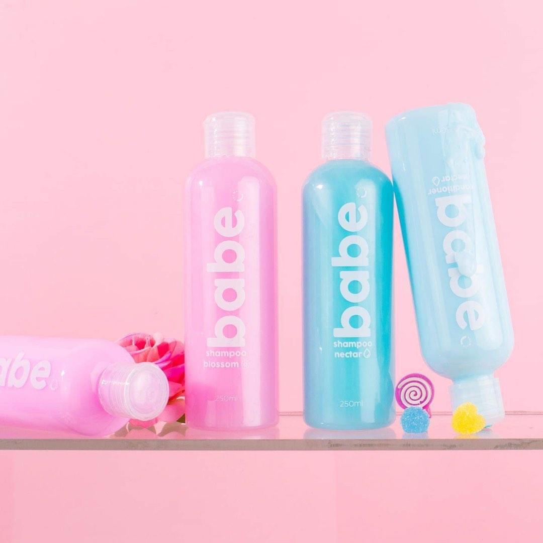 BABE (Shampoo and Conditioner) (Category: Bath) located in Taguig. Submitted by stoked08 (Listing ID 1193864762, Image 1). Description: Babe Shampoo Nectar Babe Conditioner Nectar *What's In It -PRO VITAMIN B5 Helps revitalize damaged hair -ARGAN OIL Moisturizes hair -HYDROLYZED KERATIN Reduces hair breakage -ALOE VERA Soothes dry and itchy scalp -GUILT FREE Mild formulation makes it perfect for daily use sulfate-free, paraben-free, silicone-free