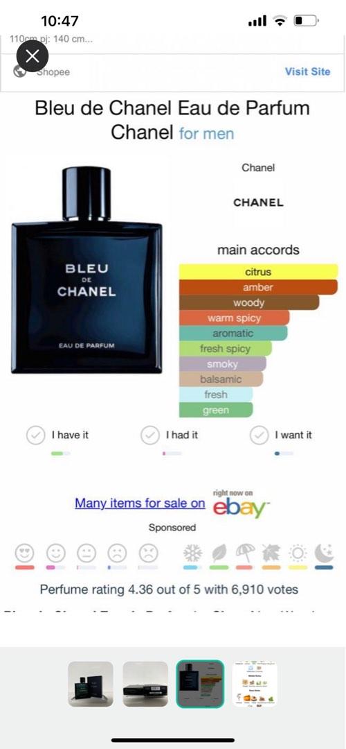 Bleu de store chanel shopee