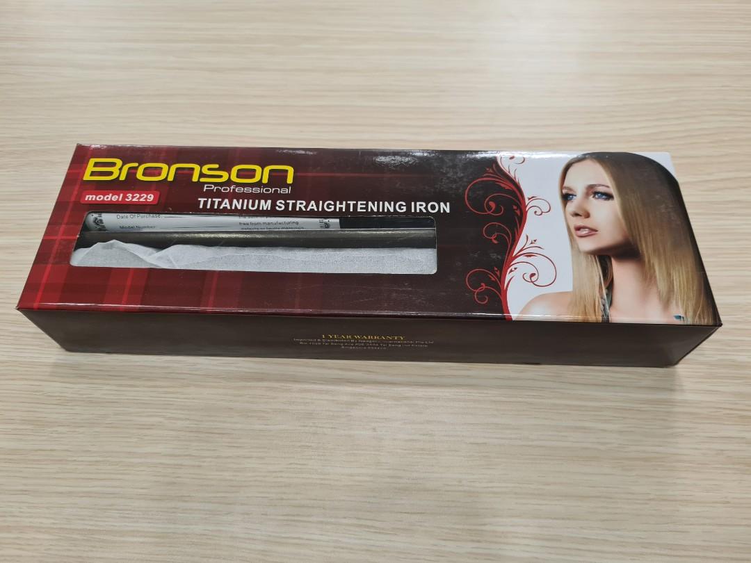 Bronson professional hair straightener review shop