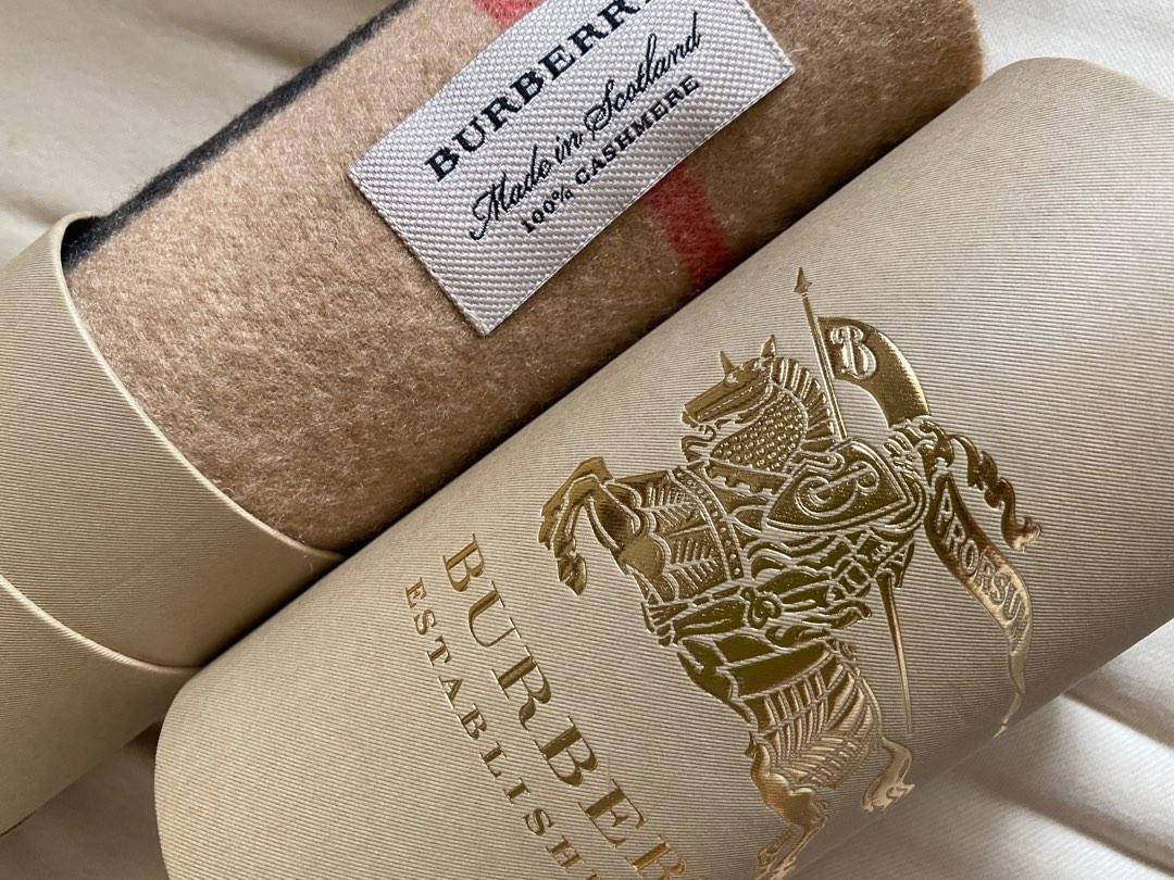Burberry Classic Cashmere Scarf Luxury Accessories on Carousell