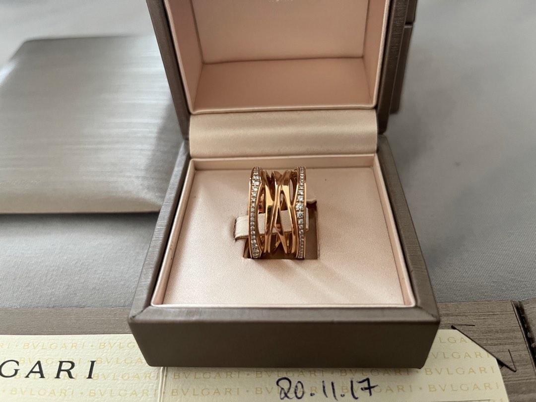 Bvlgari B Zero 1 Zaha Hadid Ring size 52 with diamonds, Women's Fashion,  Jewelry & Organisers, Rings on Carousell