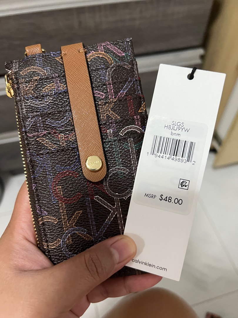 Calvin Klein Card Holder, Women's Fashion, Bags & Wallets, Wallets