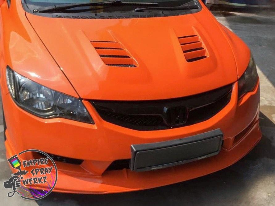 Car Spray Painting Aikka Candy Series Brilliant Orange AK4419, Car