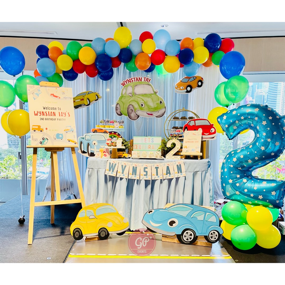 Cars Theme Dessert Table Decor Set Up, Lifestyle Services, Event ...