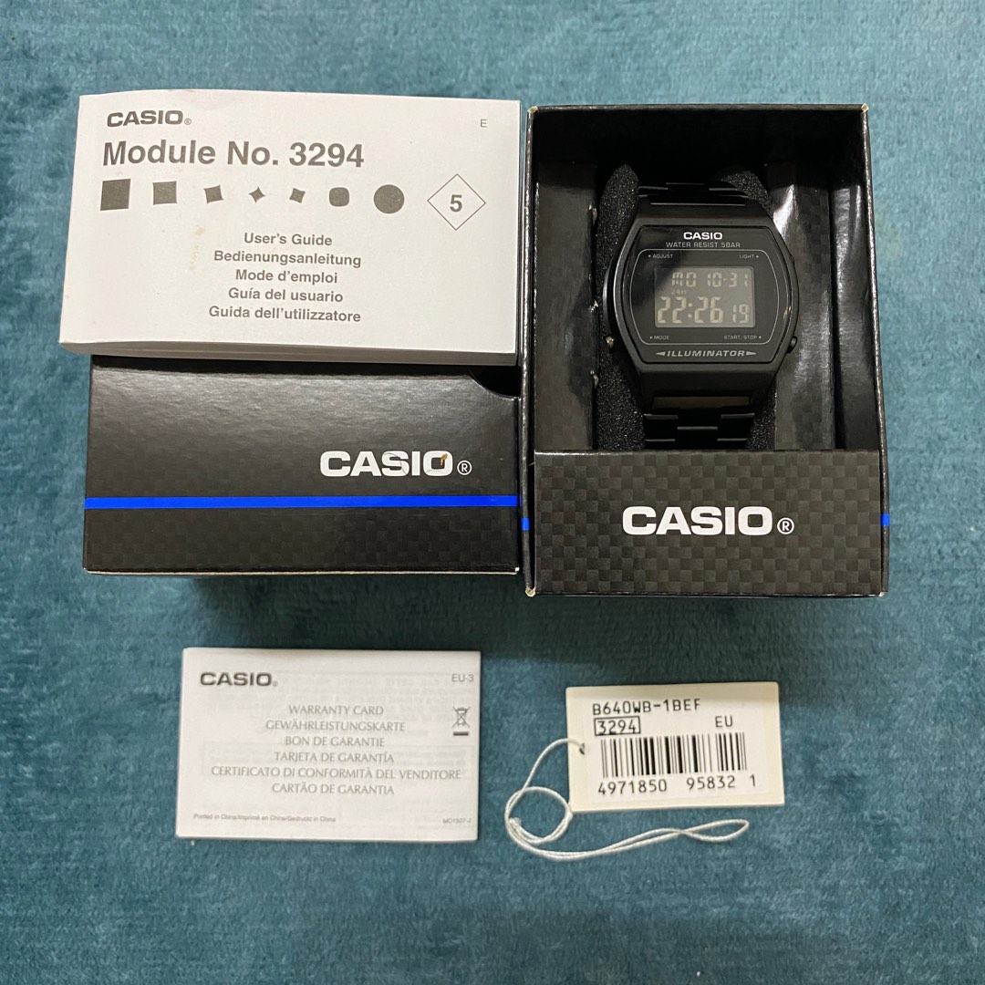 Casio deals 3294 black