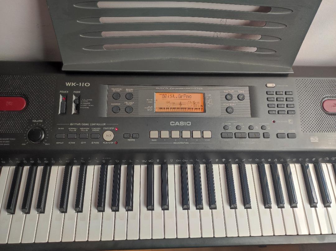 Casio Piano Keyboard WK 110 76 keys, Hobbies & Toys, Music & Media
