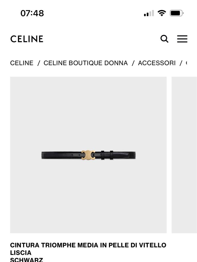 celine belt brand new with receipt, Women's Fashion, Watches