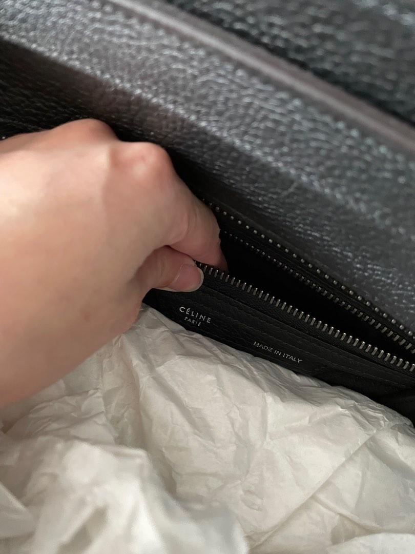 Celine drummed leather hotsell