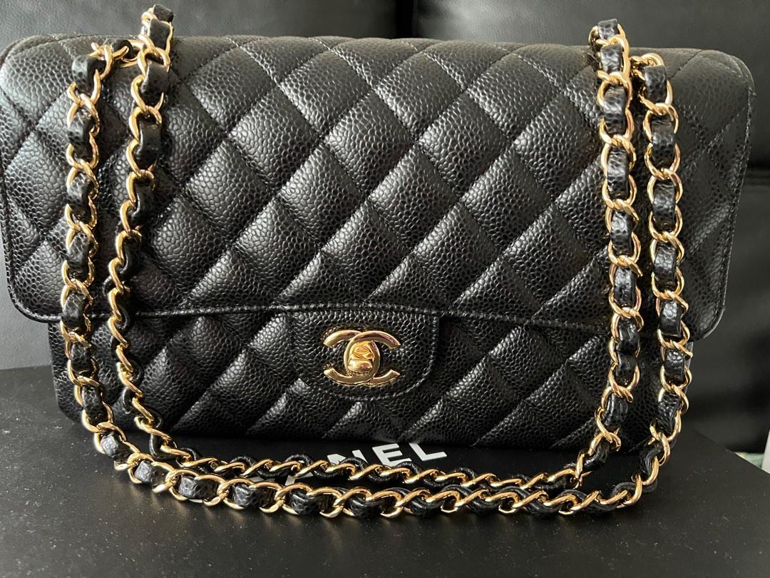 Chanel Classic Double Flap Medium Caviar GHW, Luxury, Bags & Wallets on  Carousell