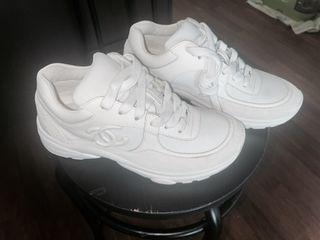 AUTHENTIC Chanel leather trainers|size 36/5.5