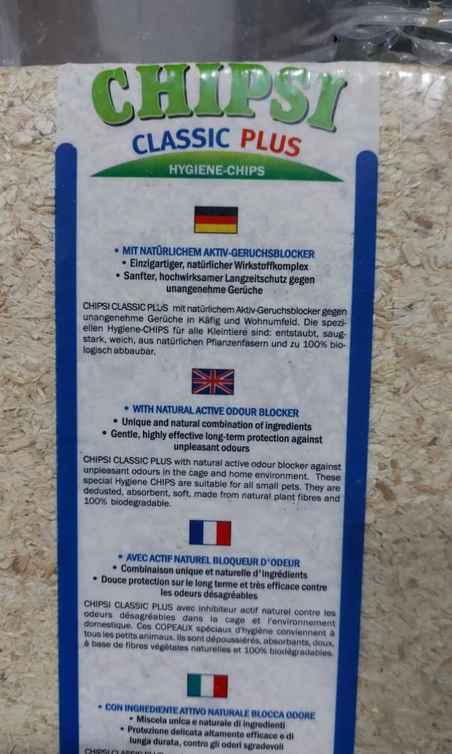 Chipsi Classic Plus HygienePlus woodchip for hamster rabbit and guinea