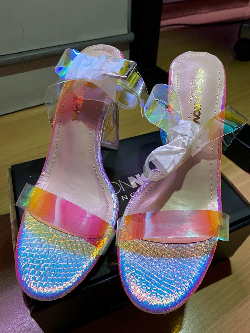 Clear heels sales size 7