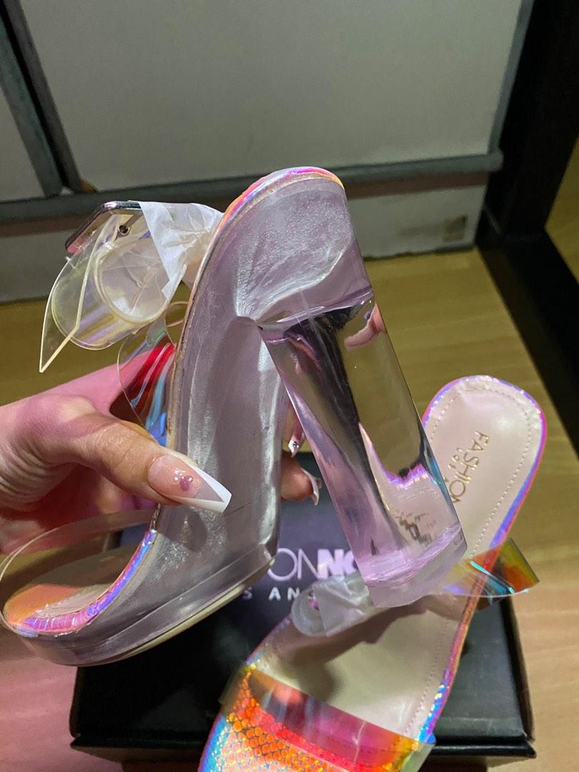 Clear heels size 7 store