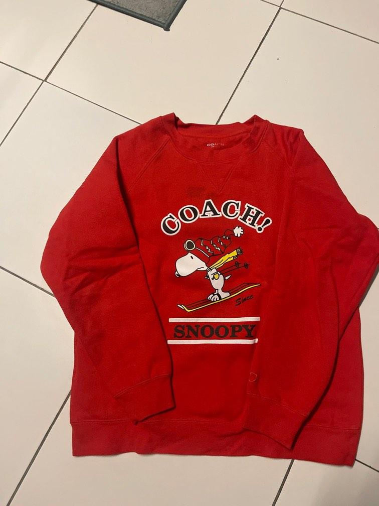 Coach X snoopy sweatshirt, Men's Fashion, Coats, Jackets and Outerwear on  Carousell