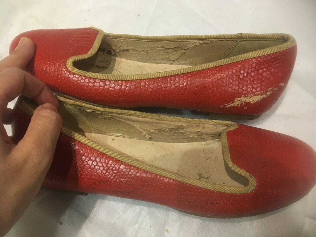 Cole haan red 2025 flats