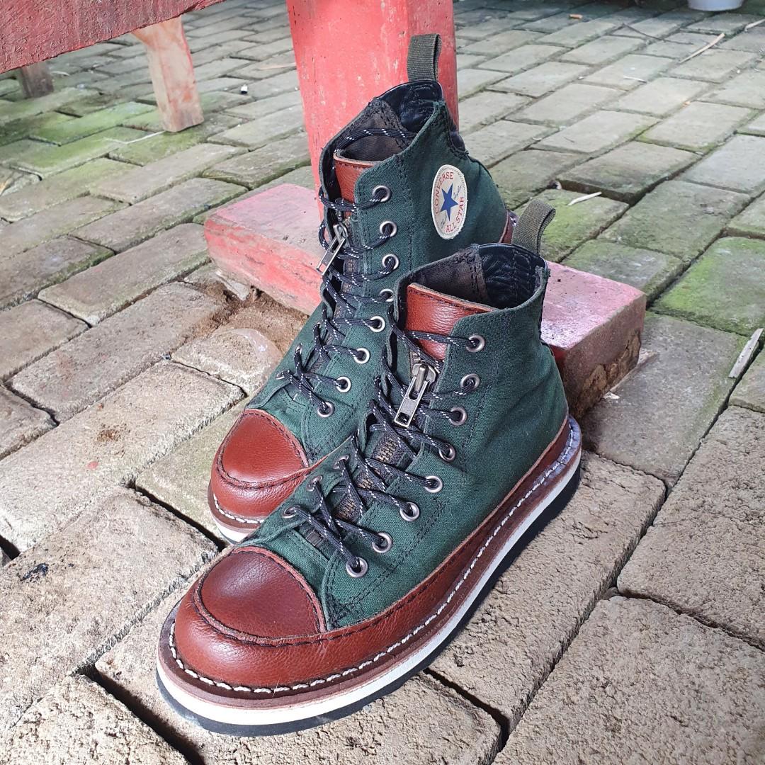 Custom converse boots hot sale