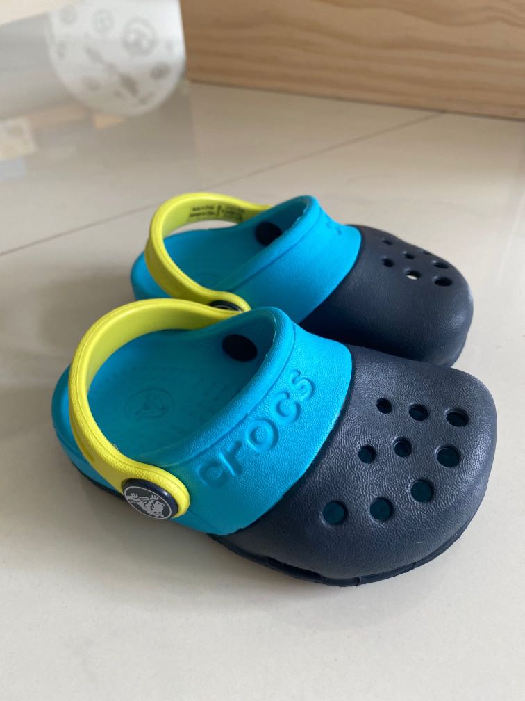 Crocs for toddler, Babies & Kids, Babies & Kids Fashion on Carousell