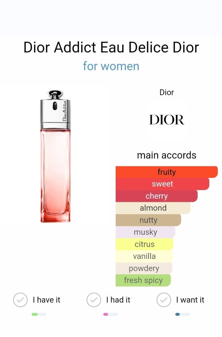 Eau delice dior addict sale