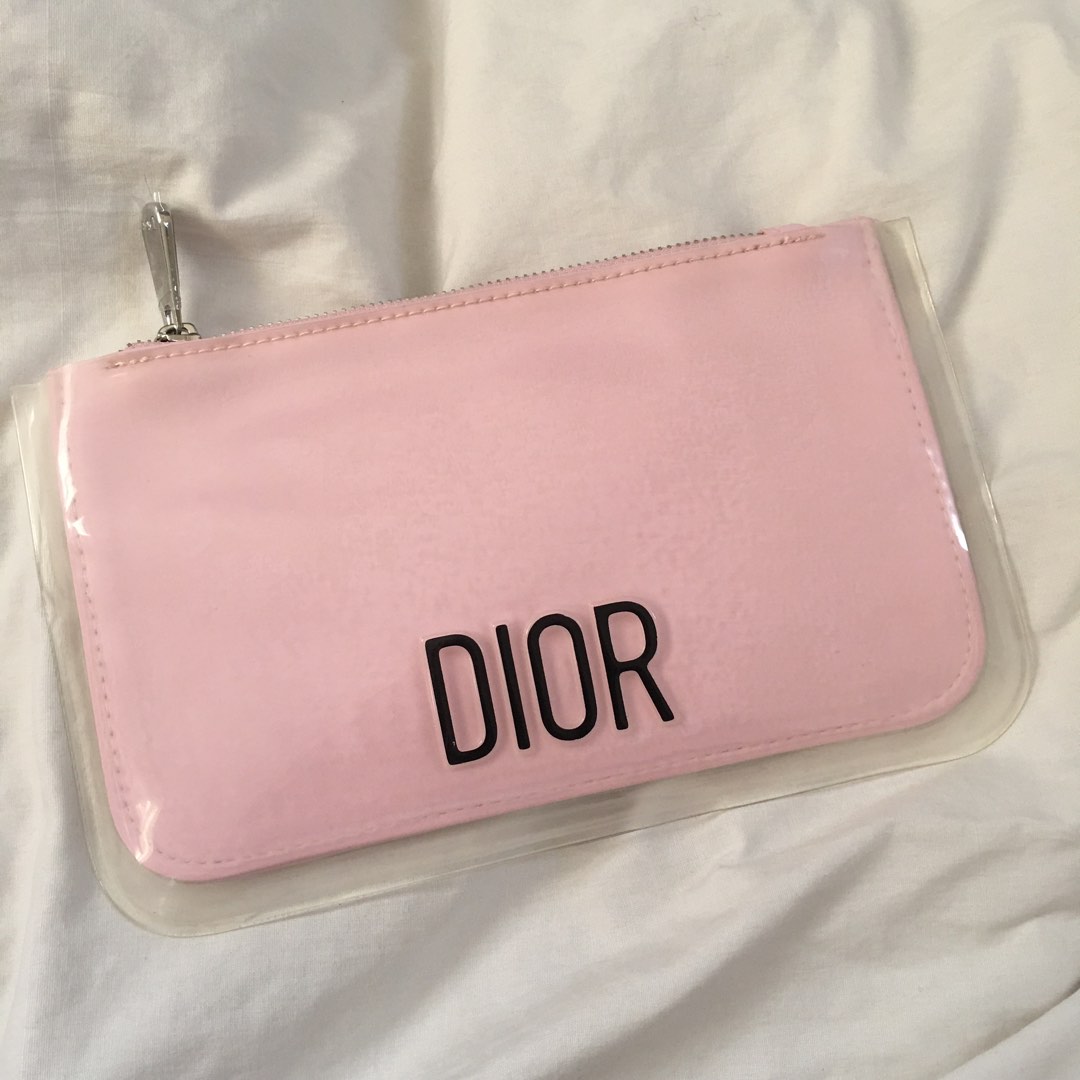 Dior pink pouch, Women's Fashion, Bags & Wallets, Purses & Pouches on