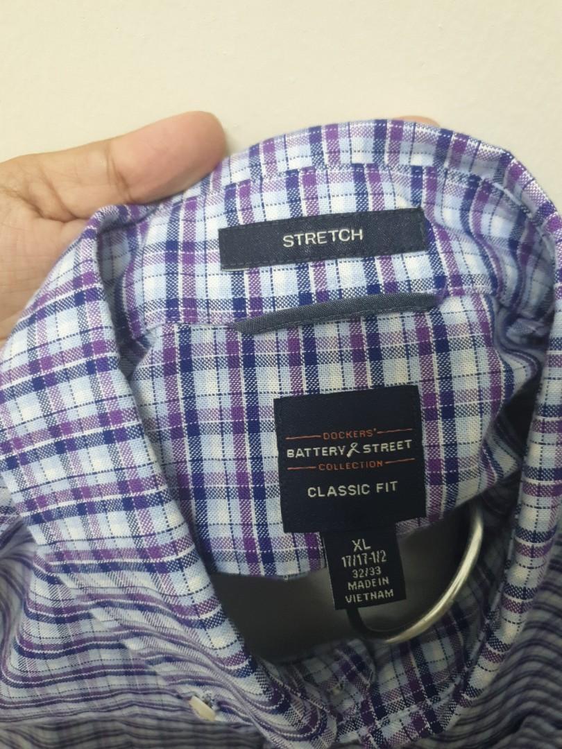 Dockers battery street stretch oxford shirt clearance