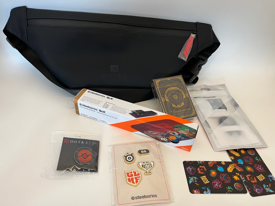 Dota2 TI Waterproof Swag Bag & Goodie, Men's Fashion, Bags, Sling Bags