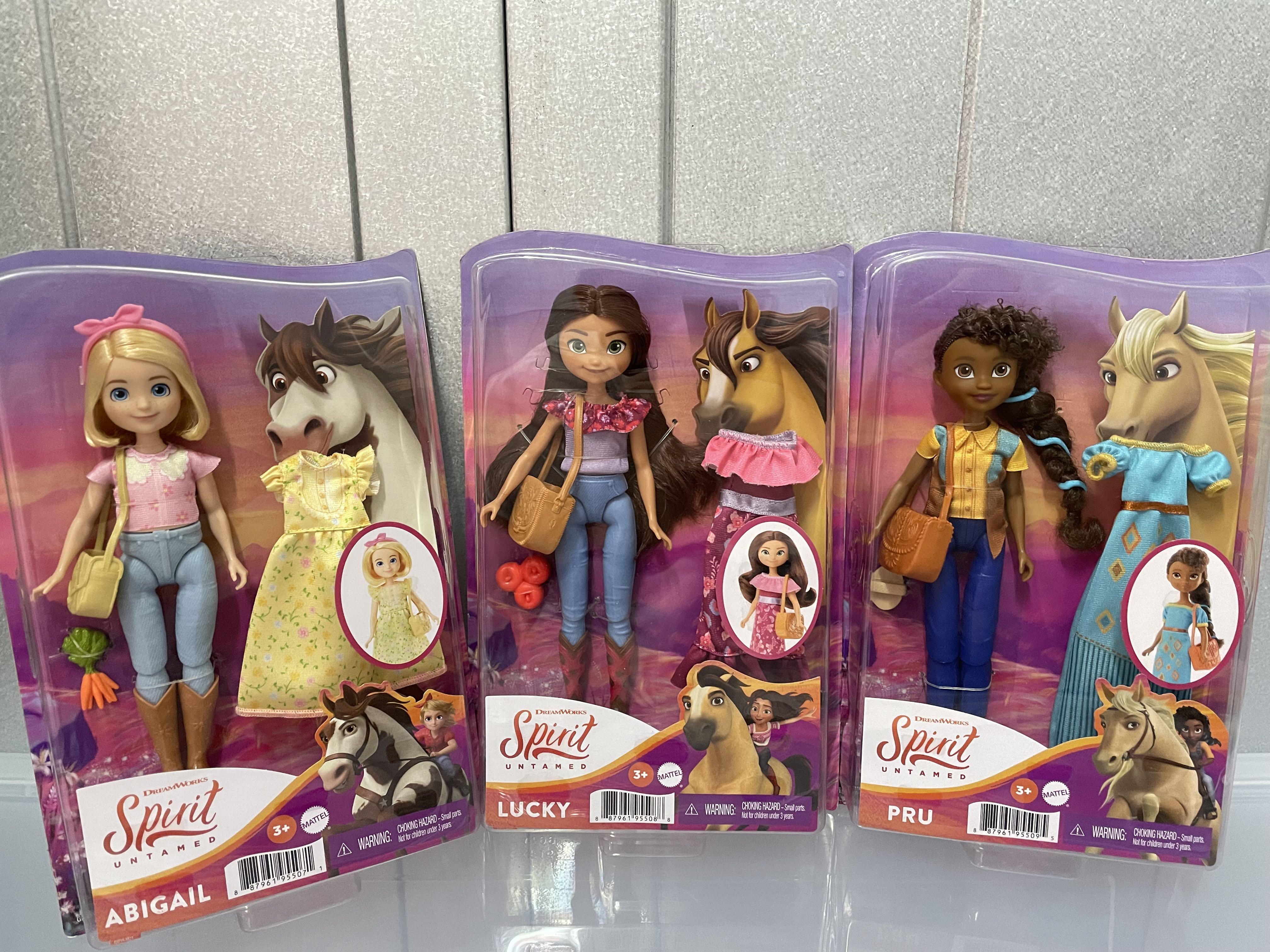 DreamWorks Sprit Untamed Abigail Lucky Pru dolls