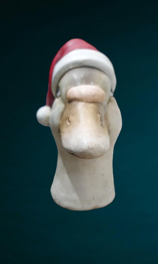 DUCK SANTA 🎅 DISPLAY ITEM (Category: Other Home Decor) located in Pasig City. Submitted by sariranaw (Listing ID 1193935735, Image 3). Description: 6 inches Garden display duck santa japan.