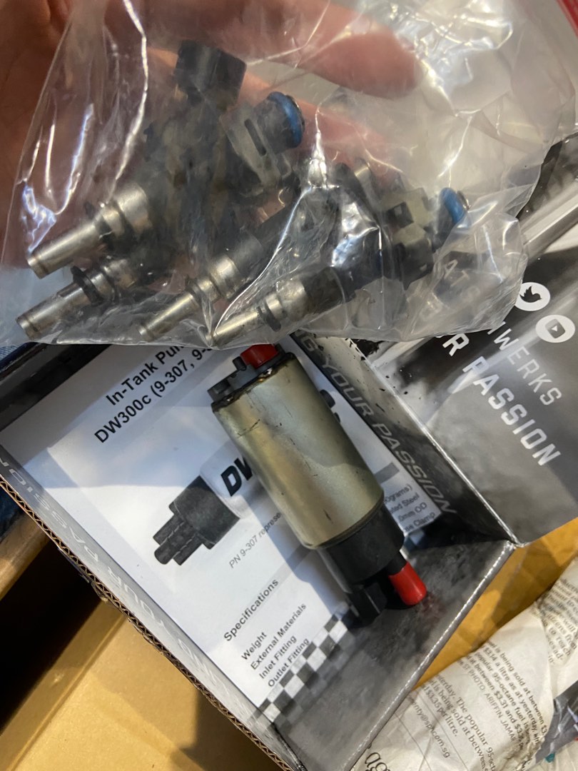 Evo X stock FuelPump & injectors, Car Accessories, Accessories on Carousell