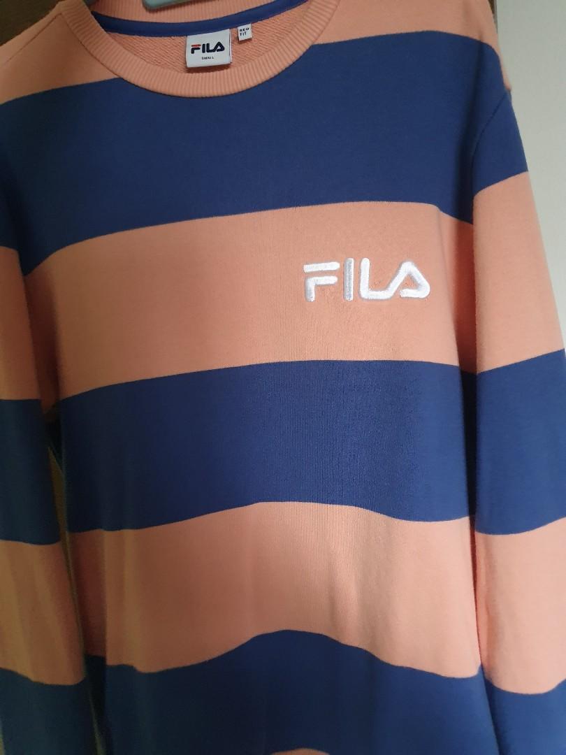 Fila deals striped sweater