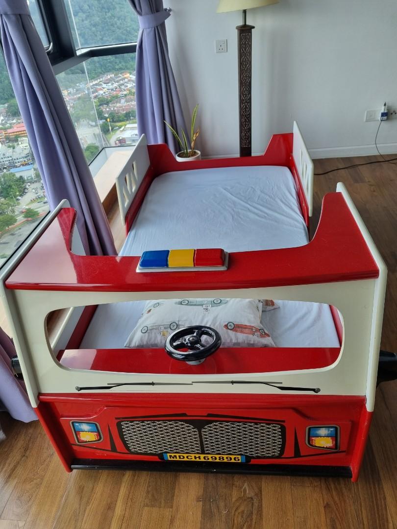 Firetruck themed Children's Bed, Babies & Kids, Baby Nursery & Kids