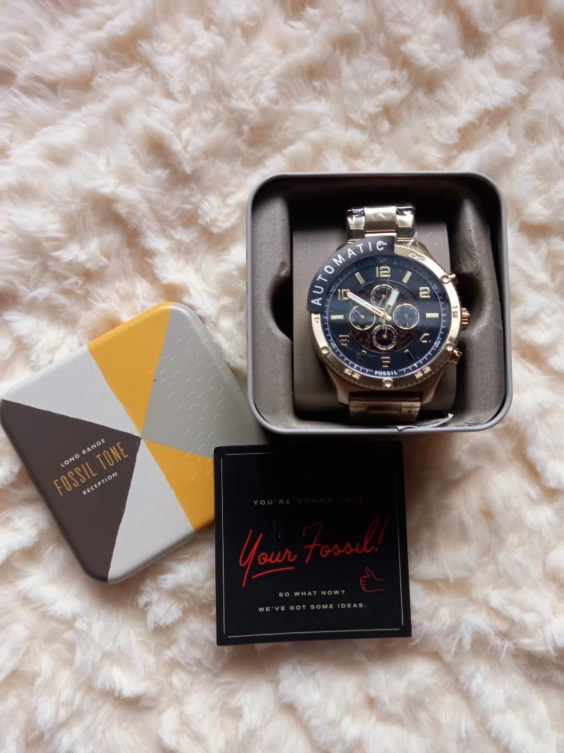 Fossil Automatic Watch (Category: Men's Watches) located in Manila. Submitted by Girlyfied.ph (Listing ID 1193825851, Image 1). Description: Original Fossil Watch Mens Automatic 💯 Original from Canada Brandnew.