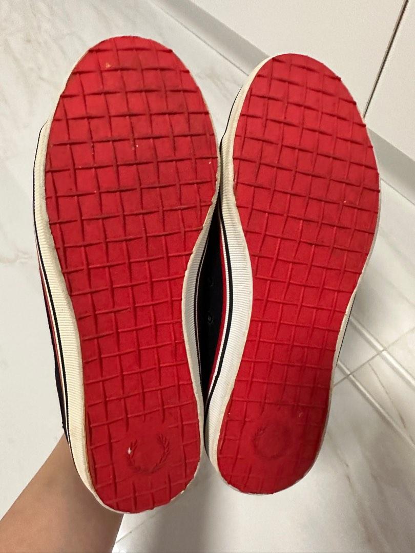 fred perry slip on shoes